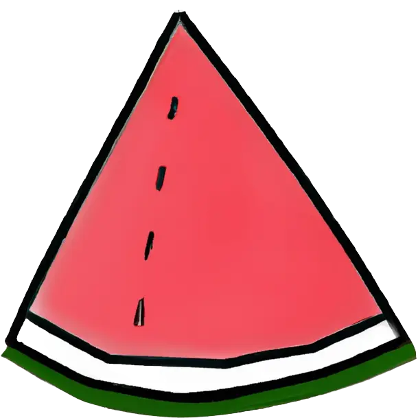 An oversimplified watermelon